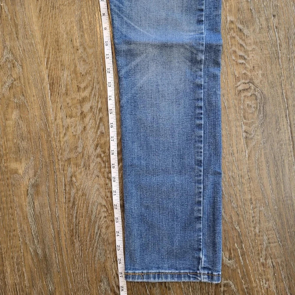 Levis 513 Slim Straight Jeans Mens 30x30 Blue Denim Pants Medium Wash